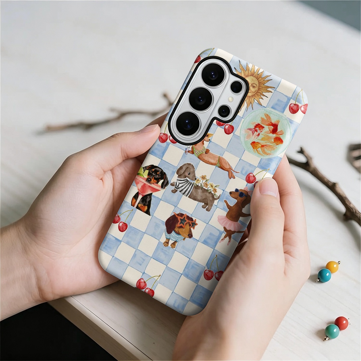 Funny Dogs Summer 2-in-1 Dual- - Computer Case recension och pris