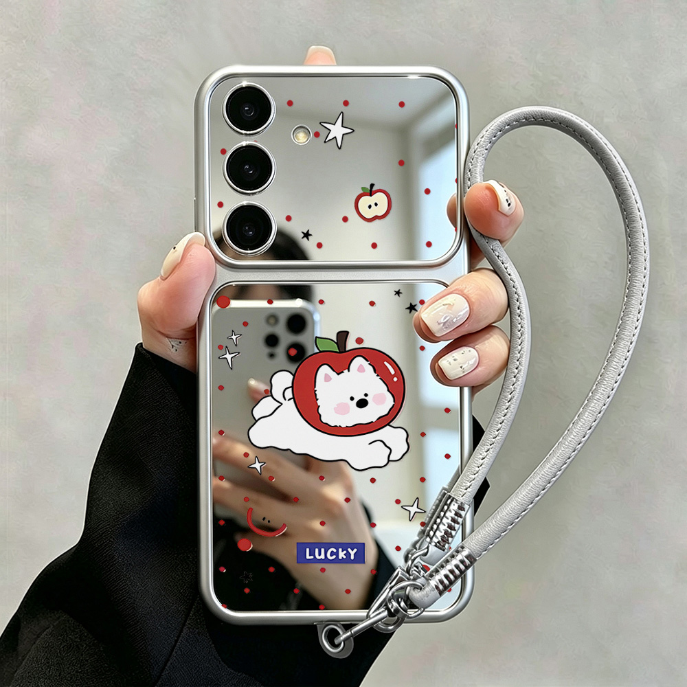 Make Up Mirror Cute Dog Phone  - Computer Case recension och pris