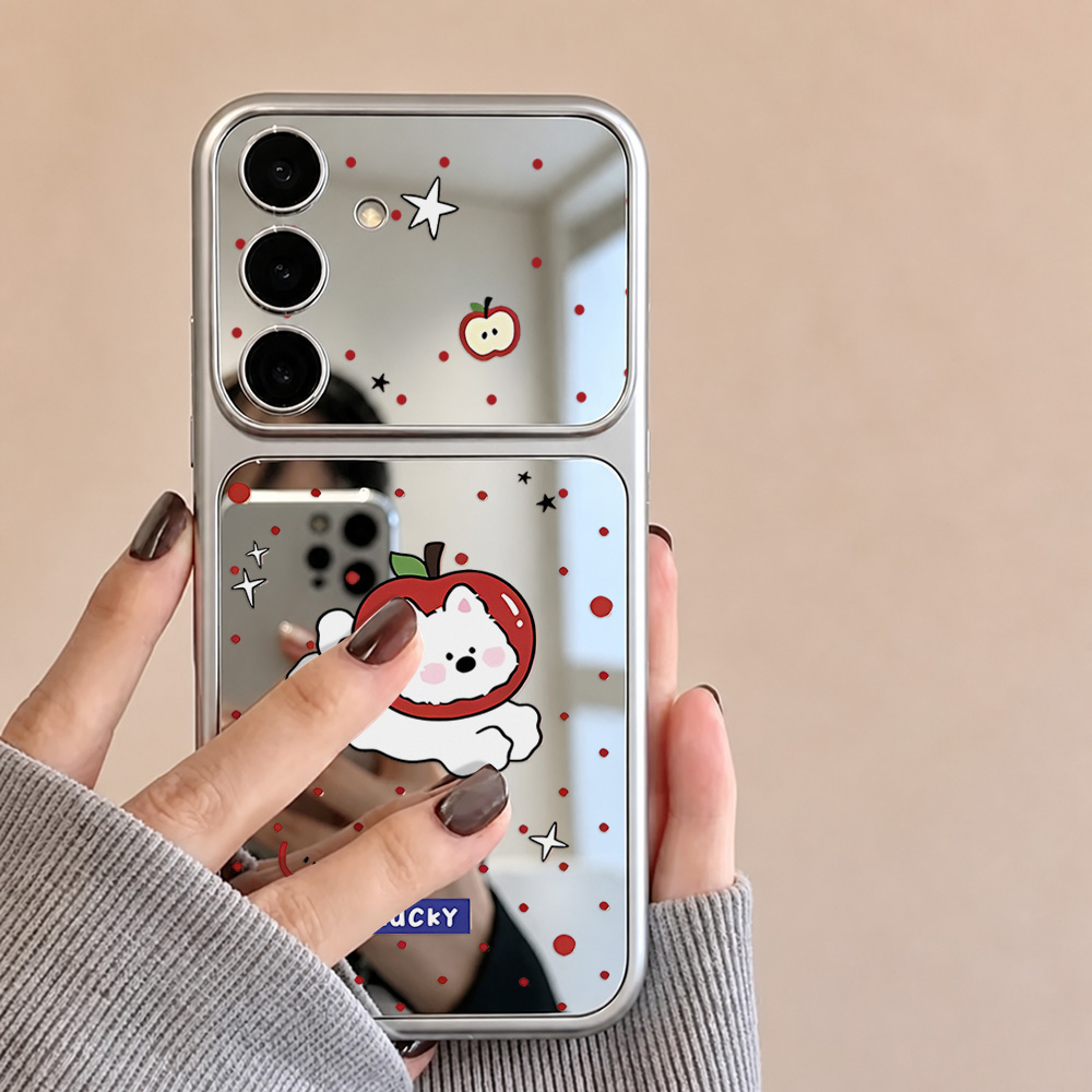 Make Up Mirror Cute Dog Phone  - Computer Case recension och pris