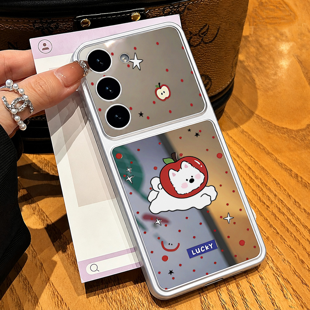 Make Up Mirror Cute Dog Phone  - Computer Case recension och pris