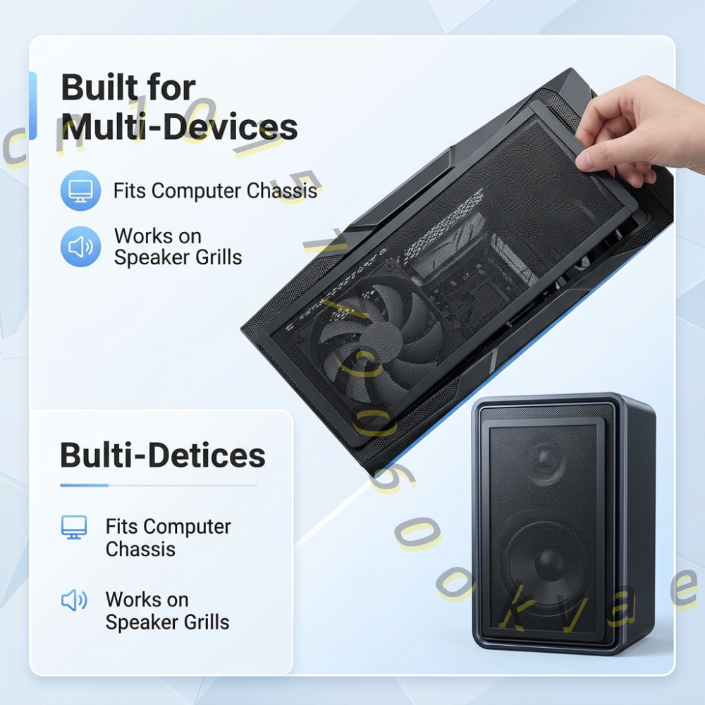 Magnetic Dust Filter Mesh for  - Dust Filter Pc recension och pris
