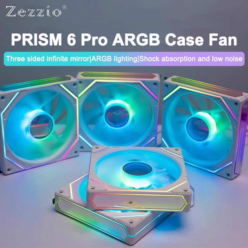 ZEZZIO PRISM 6 PRO 120mm  ARGB - Case Fan Controller recension och pris